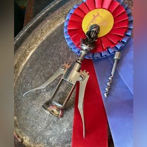 Vintage Rare G. GUCCI Wine Opener Cork Screw Bar Cart Barware Home Accessory ❤️